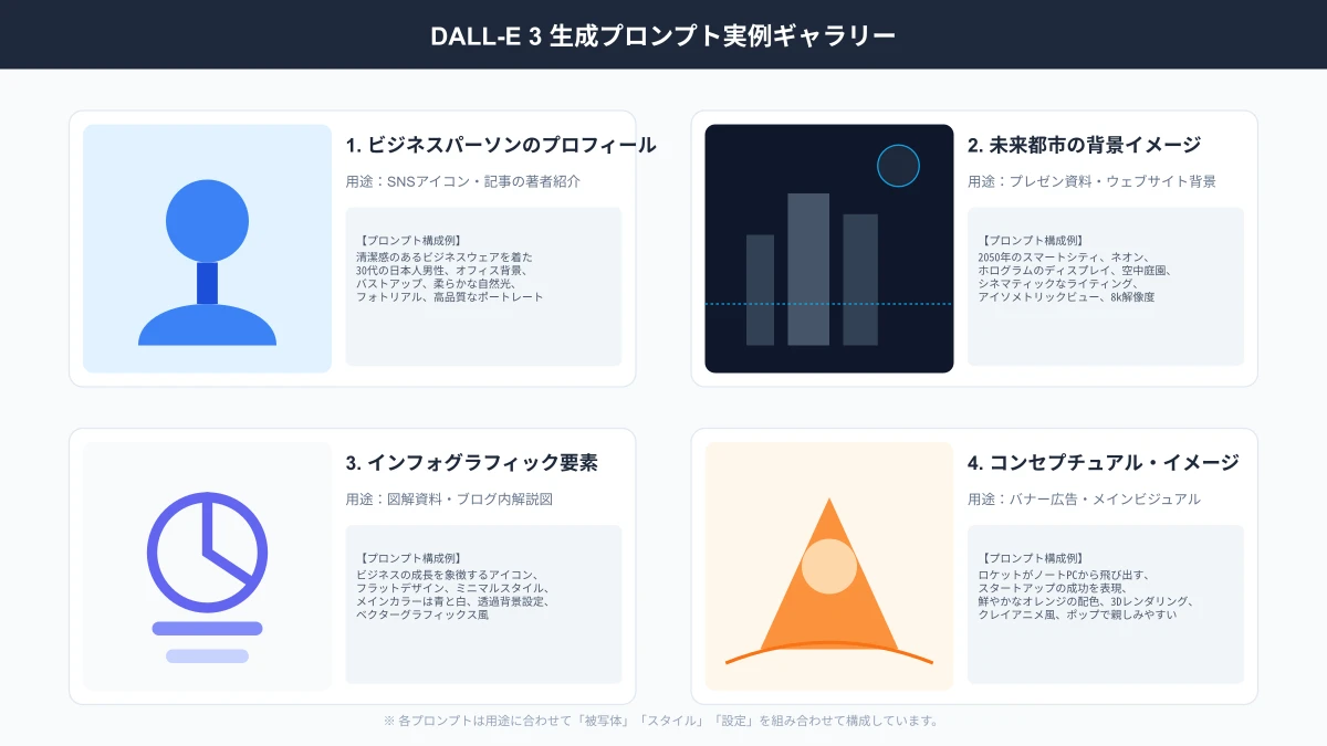 ビジネス向け画像生成プロンプト事例ギャラリー