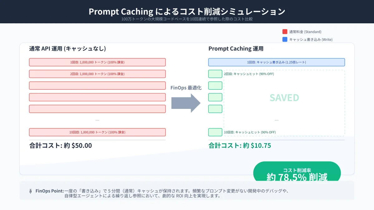 Anthropic Prompt Cachingによるトークンコスト最大90%削減と高速化の仕組み